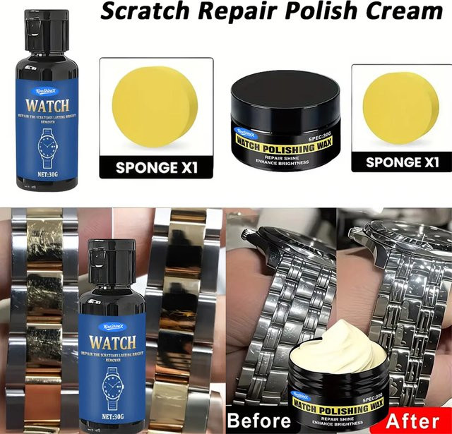 FancyWrist Poliercreme, Edelstahl- und Metalloxidationsentferner - Bild 1