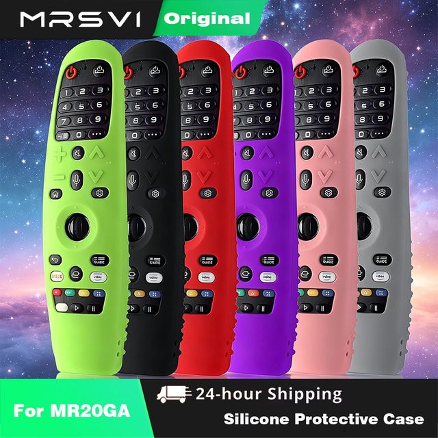 MRSVI Silikonhülle für LG Smart TV Magic Fernbedienung AN-MR19BA, MR18BA, AN-MR600, MR650A, MR20GA, Farbe: Pink - Bild 1