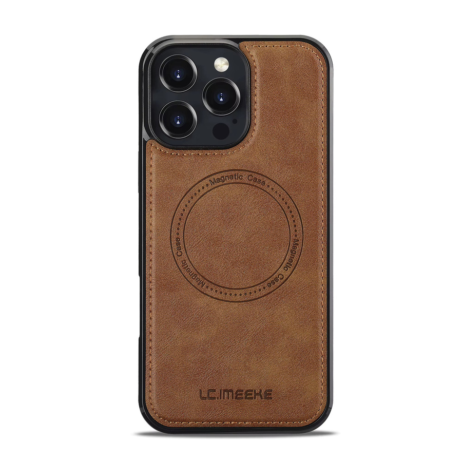 Magnetische PU-Leder Handyhülle für Samsung Galaxy A14 A15 A16 A17 A34 A35 A36 A37 A52 A53 A54 A55 A56 A57 mit kabellosem Laden in Rot und Braun - Bild 5