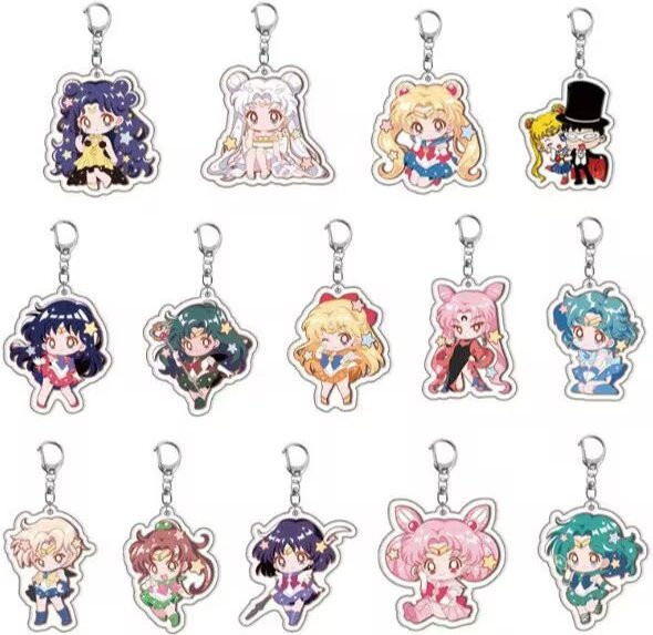 Bandai Sailor Moon Acryl-Schlüsselanhänger, Unisex - Bild 1