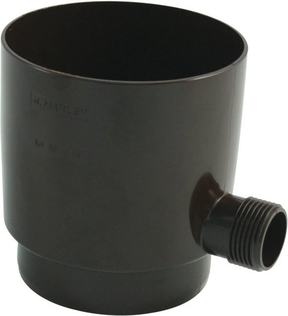 Marley Regensammler mit Überlaufstopp DN 75 in Braun aus PVC - Bild 1