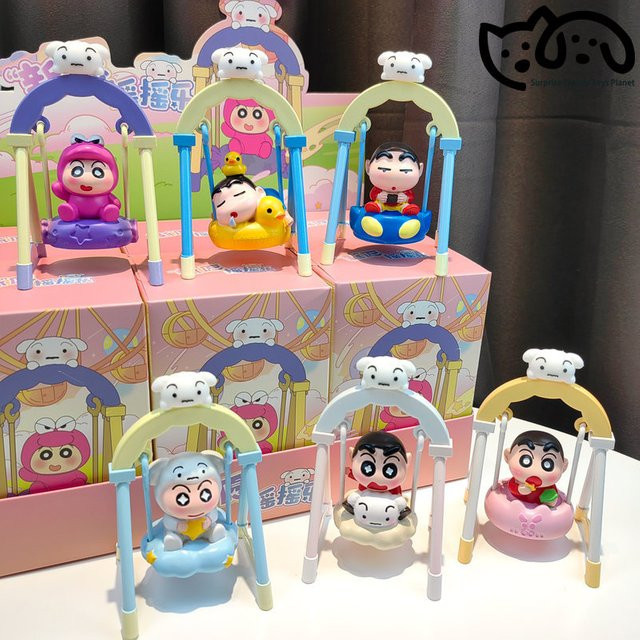 52TOYS Crayon Shinchan Blind Box Figur, Schaukel-Schüttel-Spielzeug, Einzelfigur - Bild 1
