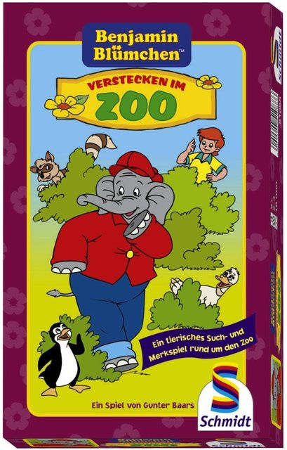 Schmidt Spiele Benjamin Blümchen Verstecken im Zoo, Pappe / Karton - Bild 1