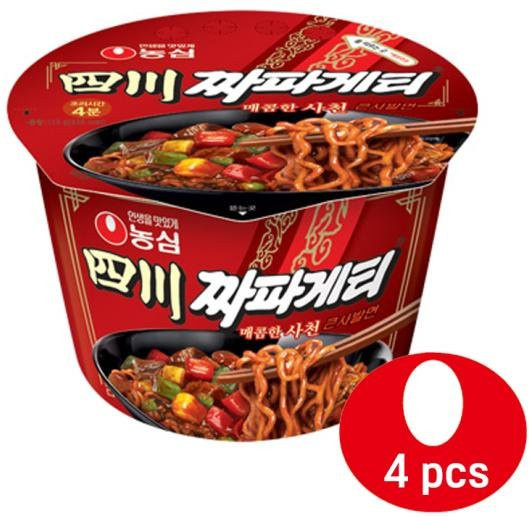Nongshim Sacheon Chapaghetti Big Cup 4 x 115 g - Bild 1
