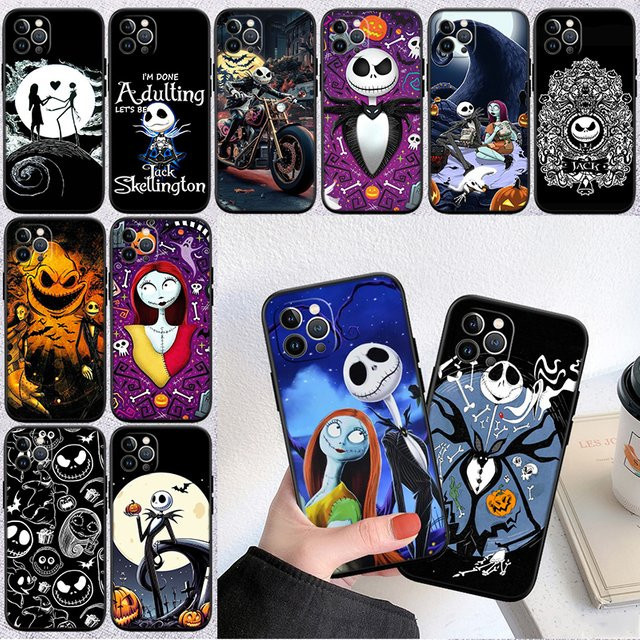 Nightmare Before Christmas Handyhülle für Samsung Galaxy Note 10 S23 S24 S25 Ultra FE Plus Edge Lite A02S A35 A07 A17 in Multicolour - Bild 1