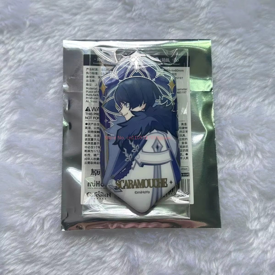 Bandai Genshin Impact Frost And Flame Series Tartaglia Fatui Abzeichen, Spielzeugsammlung, Ornament - Bild 3