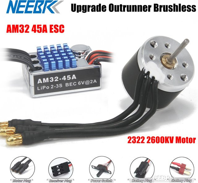 NeebRC Crawler Bürstenloser Motor, 2600KV, 1:12, Zubehör - Bild 1