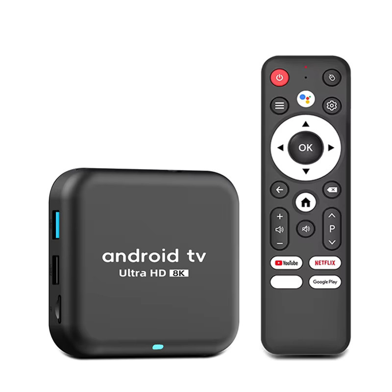 Q18 Android TV Box 4K Ultra HD Smart TV Box mit Android 16.0, WLAN-Mediaplayer für YouTube und Netflix, Schwarz - Bild 7