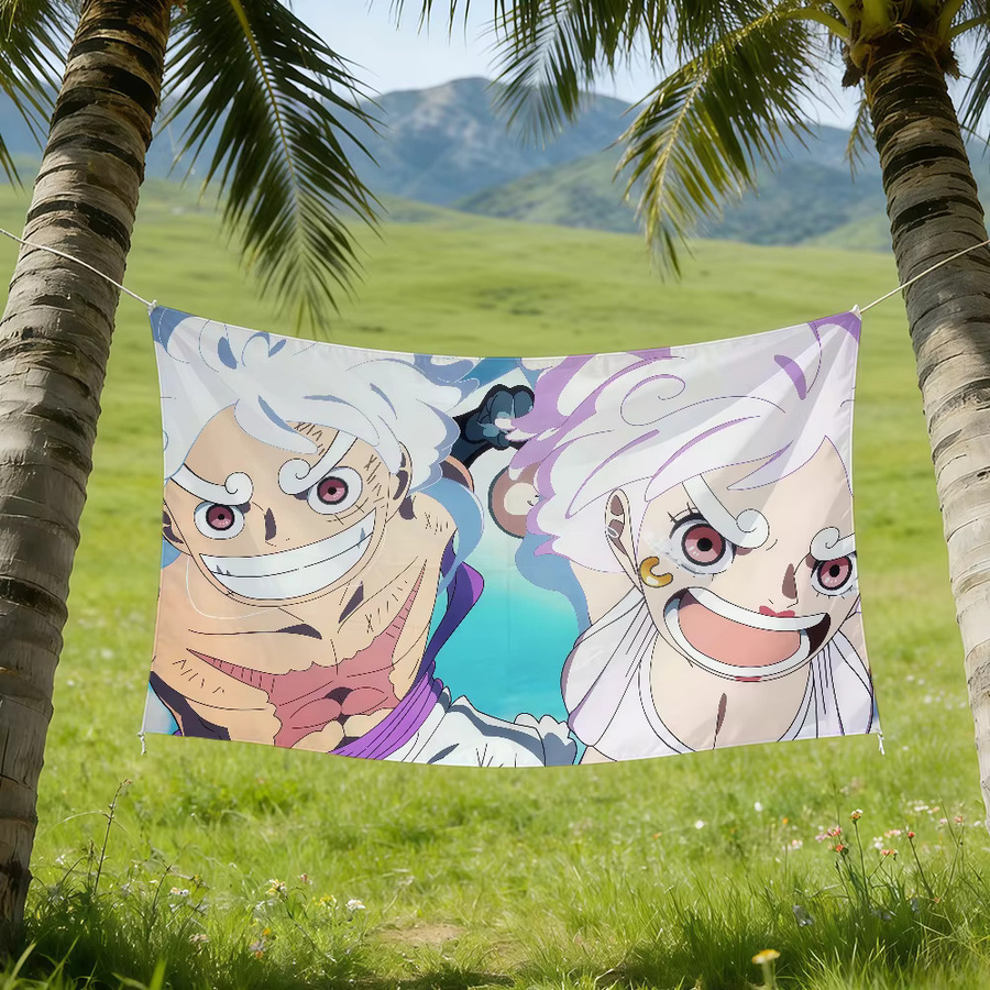 O-One P-Piece-ES Anime Flagge Multicolor Textil Rechteckig - Bild 2