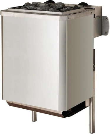 Weka Saunaofen-Set mit integrierter Steuerung, 5,4 kW, Edelstahl, Silber