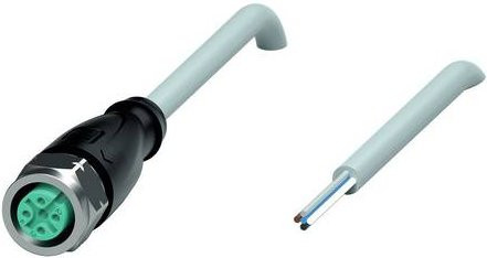Pepperl+Fuchs 240006-0004 Sensor-Aktor-Steckverbinder konfektioniert, 5-polig, grau, Länge: 10 m - Bild 1