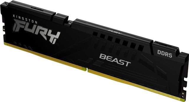 Kingston FURY Beast DDR5 RAM Modul 8GB 6000 MHz CL30 Schwarz KF560C30BBE-8 - Bild 1