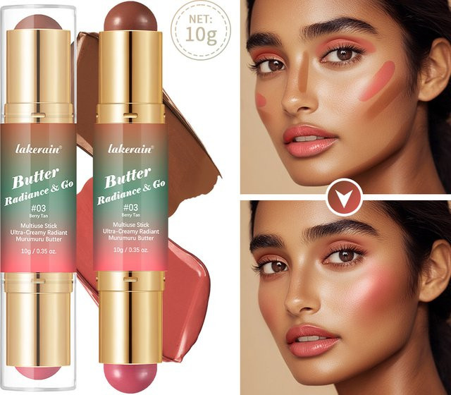 Physicians Formula Butter Glow & Go Multifunktions-Stick, Bronze-Rosa, glänzend - Bild 1