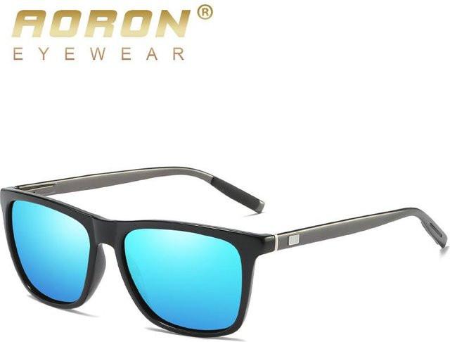 AORON Sonnenbrille, Vollrand, Square, polarisiert, blue, Unisex - Bild 1