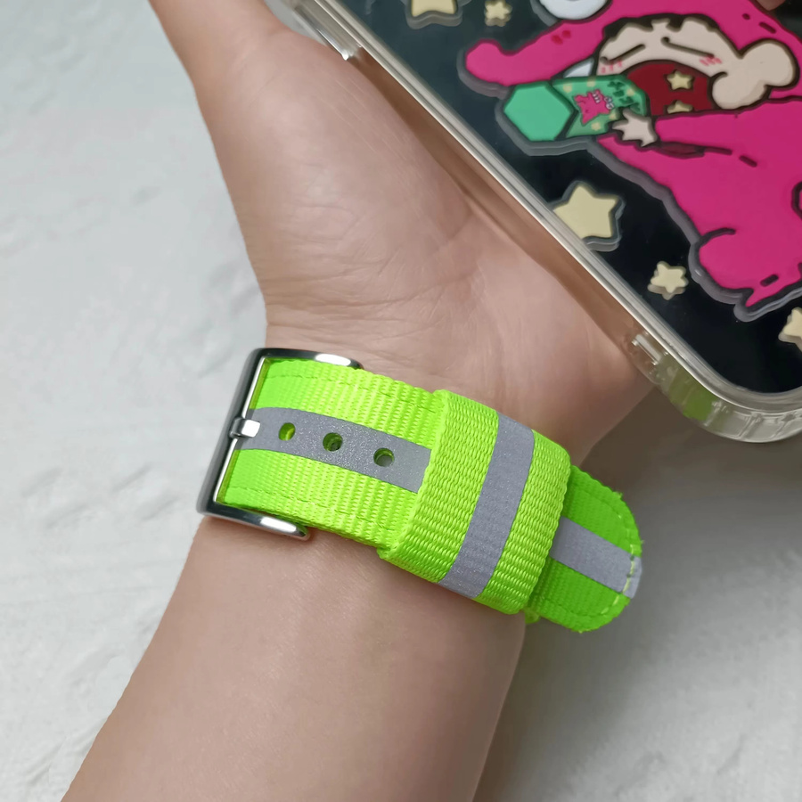 Uhrenarmband Nylon, Textil/NATO, Bunt, Apple Watch - Bild 3
