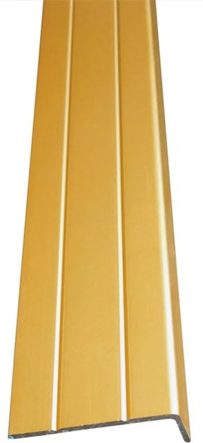 Selbstklebendes Abschlussprofil Döllken Profiles in Messing Gold, B: 25 mm, H: 10 mm, L: 1000 mm - Bild 1