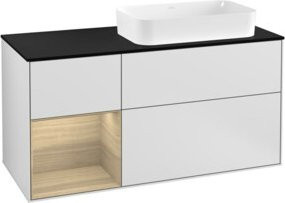 V&B Waschtischunterschrank Finion in Weiß lackiert, B/T/H: 120 x 50,1 x 50,1 cm - Bild 1