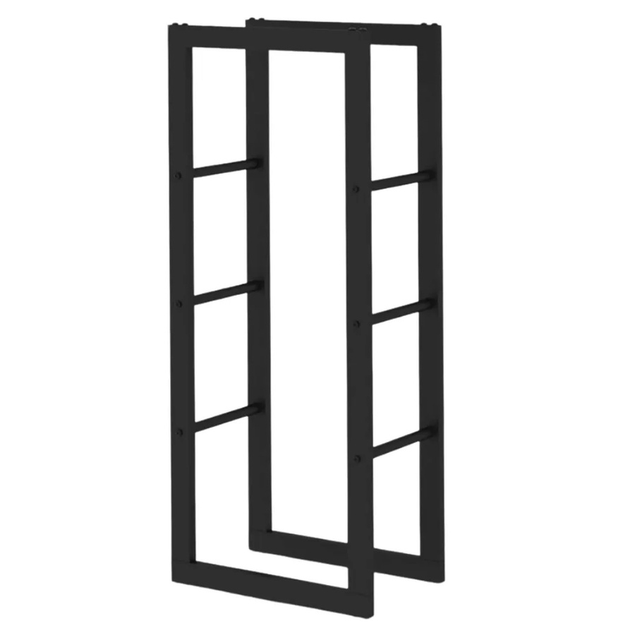 DELUKE Kaminholzregal KEOP aus Metall in Schwarz, B/T/H: 40 x 25 x 100 cm - Bild 2