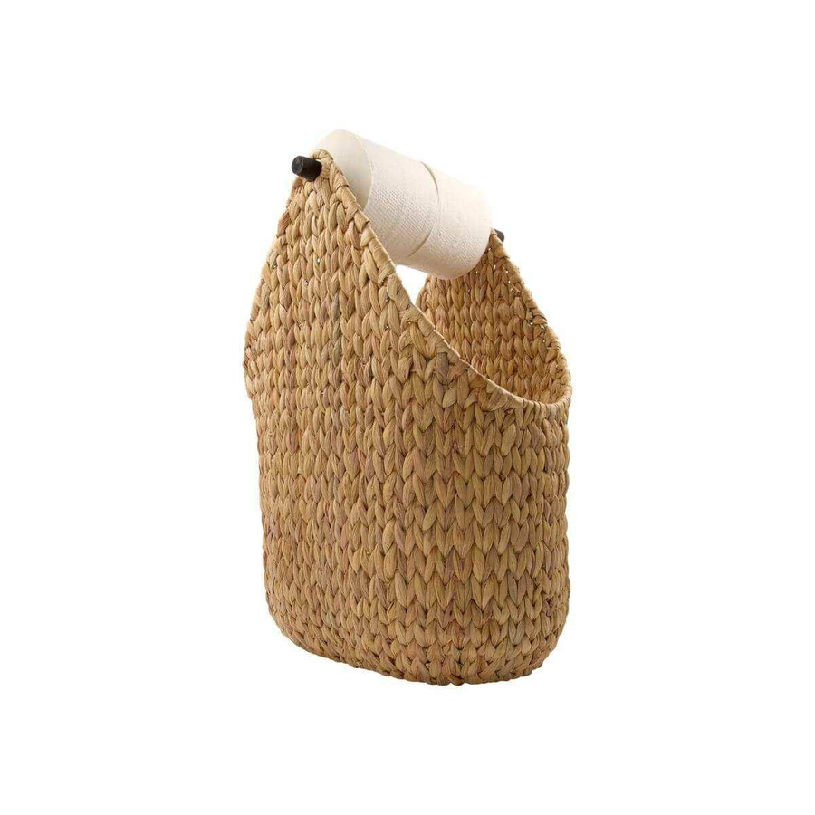 House Doctor Toilettenpapierhalter Paper handgeflochten in Natur Beige Braun Breite: 50 cm - Bild 1