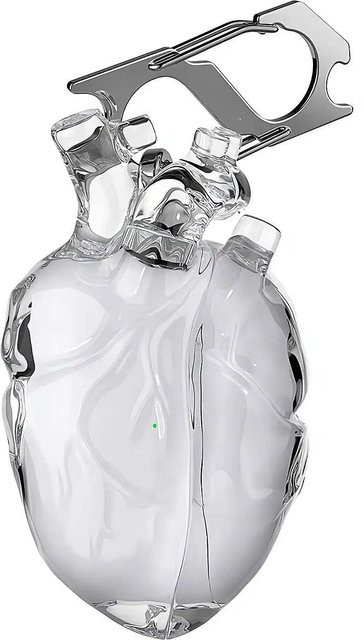 Rui Di Silikon Kopfhörerhülle für AirPods Pro 1/2 und AirPods 3/4 in Rot und Transparent mit 3D Flüssigsilikon-Design - Bild 1