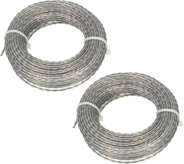 DAZZLEEX Rasentrimmerfaden Set mit 20 m Gesamtlänge, kernverstärkt, Durchmesser: 2,0 mm bis 4,0 mm - Bild 1