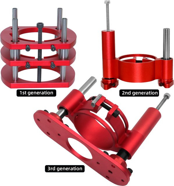 JIGHOLE Plattenlift Basis für Fräser und Motoren mit 65mm Durchmesser, Werkzeug für die Holzbearbeitung und DIY-Arbeitsbänke - Bild 1