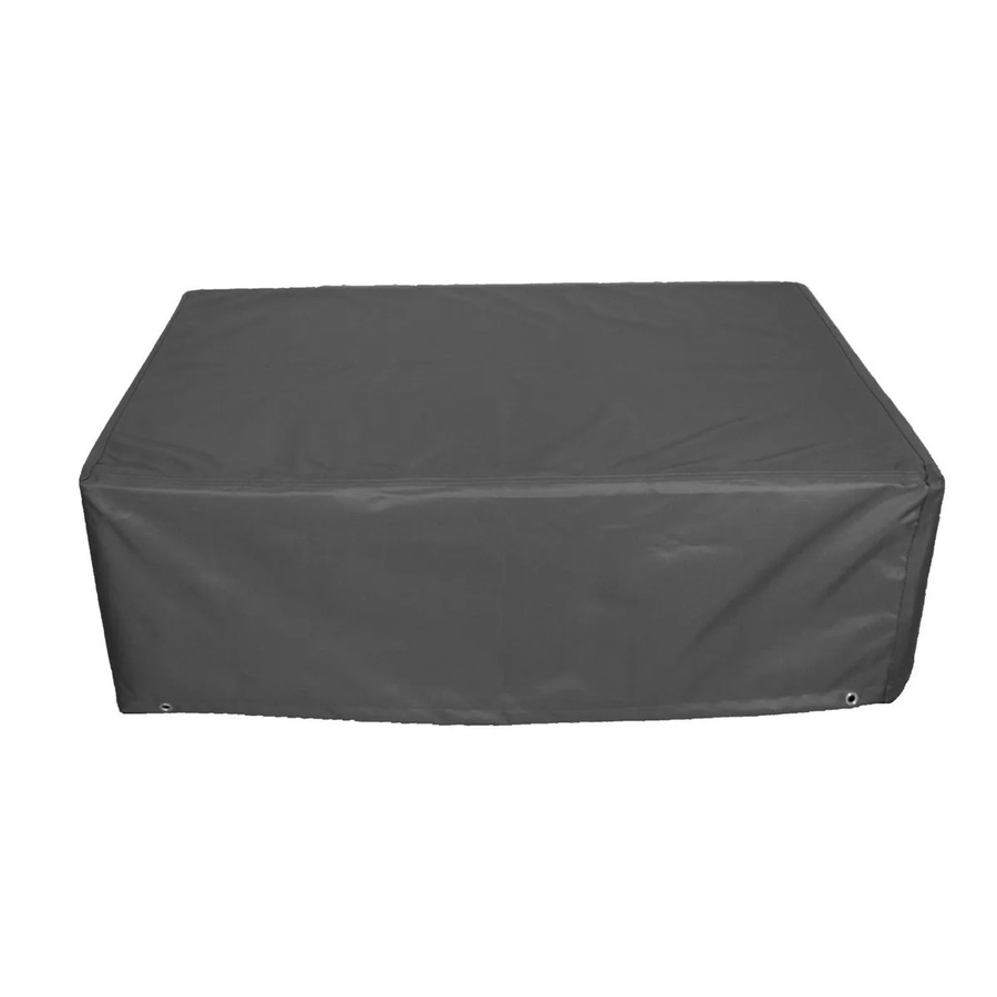 PegasoMarine Schutzhülle für Gartentisch in Grau, wetterfeste Abdeckung aus Polyester, B/T/H: 75 x 115 x 39 cm - Bild 2