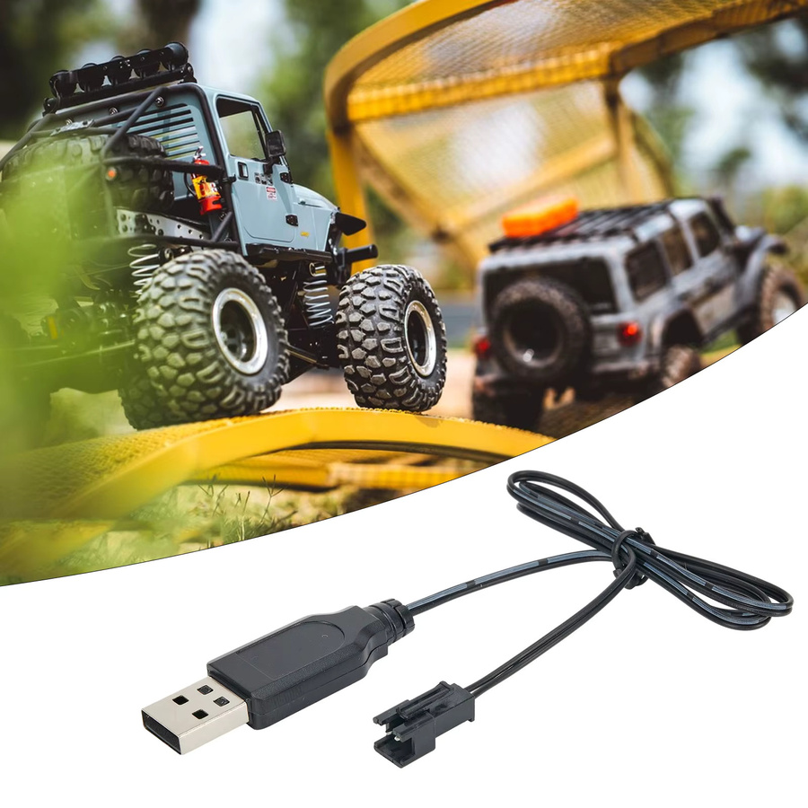 USB-C Ladekabel für 3,7 V Lithium SM-2P Forward Batterieladegerät, Schwarz - Bild 2