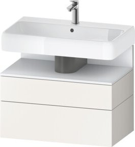 Duravit Waschtischunterschrank Qatego in Weiß, B/T/H: 79 x 47 x 59 cm - Bild 1