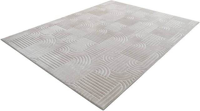 Kayoom Teppich Calma in Beige mit Linienmuster, modern und pflegeleicht, B/L: 200 x 290 cm - Bild 1