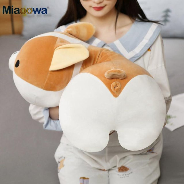 Kidsly Corgi Hund Plüschtier, 85cm, Braun - Bild 1