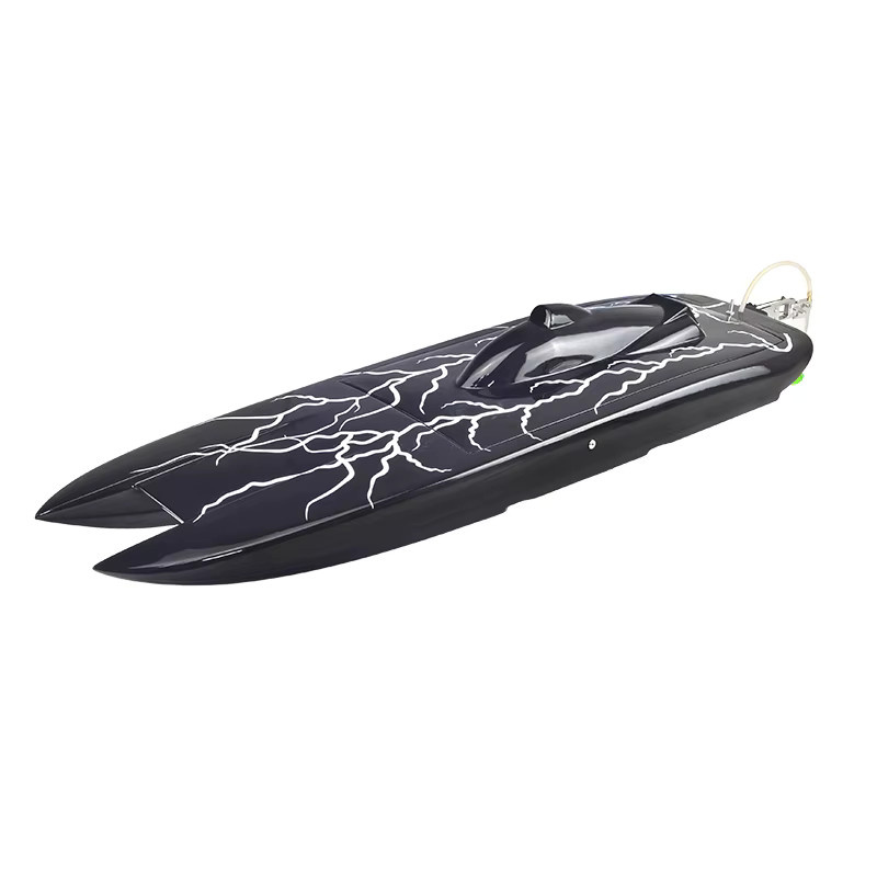 Goni RC Schnellboot Modell, Katamaran, Fiberglas Rumpf, ferngesteuert - Bild 2