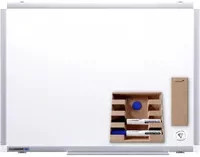 Legamaster Whiteboard PREMIUM PLUS Wandwhiteboard in Weiß mit Aluminium- und Stahlrahmen, Breite: 60 cm, Höhe: 45 cm, Tiefe: 5 cm - Bild 1