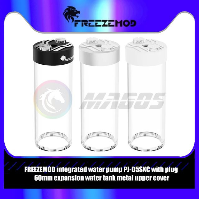 FREEZE MOD AIO-Pumpe mit integriertem Ausdehnungsbehälter und Entschäumer, Kühlwasserreservoir in Silber - Bild 1