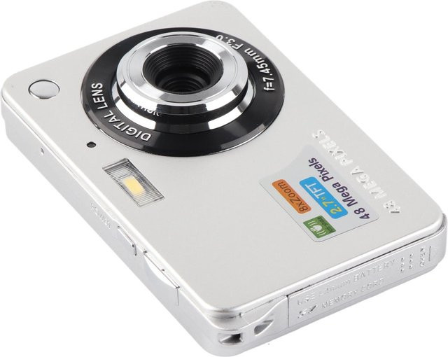 Honor Electronics 4K-Digitalkamera mit 48 MP, 2,7-Zoll-LCD-Display und 8-fachem Zoom in Silber - Bild 1