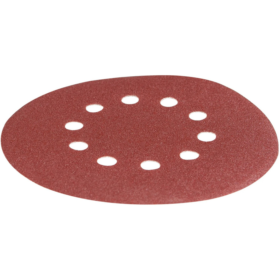 Scheppach Schleifpapier Set 10-teilig Ø 215 mm Körnung 80 in Rot - Bild 2
