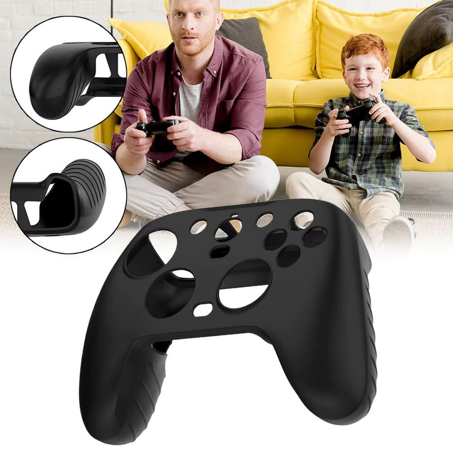 GameSir Silikon Schutzhülle für G7 Pro und G7 SE in Schwarz, stoßfeste und staubdichte Anti-Rutsch Abdeckung für deinen Game Controller - Bild 2