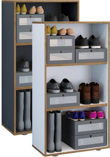 VCM Holzregal Salia stehend mit variablen Fachböden, H x B x T: 110 x 60 x 33 cm - Bild 1
