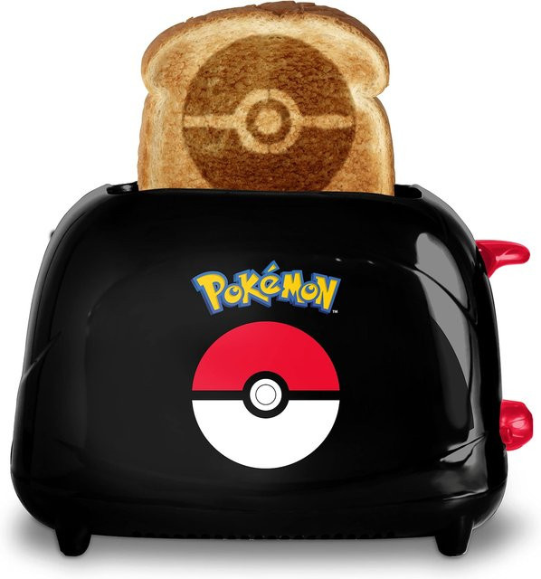 Uncanny Brands Pokémon Toaster in Schwarz aus Kunststoff - Bild 1