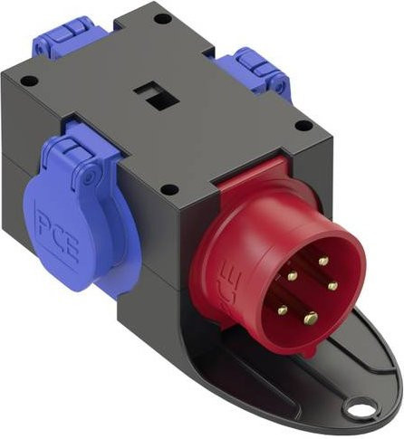 PCE CEE Stromverteiler 943.0412 400V 16A Multicolor - Bild 1