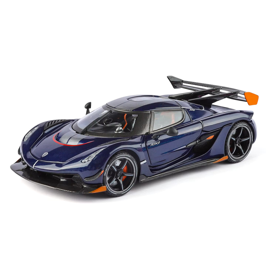 Jesko Sportwagen, Modellauto, 1:24, Metall, Blau - Bild 4