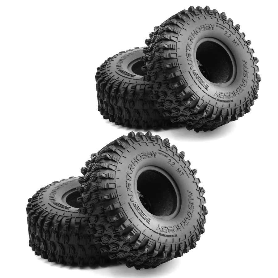 Axial RC Rock Crawler Reifen, 4-teiliges Set, Maßstab 1:10 - Bild 3