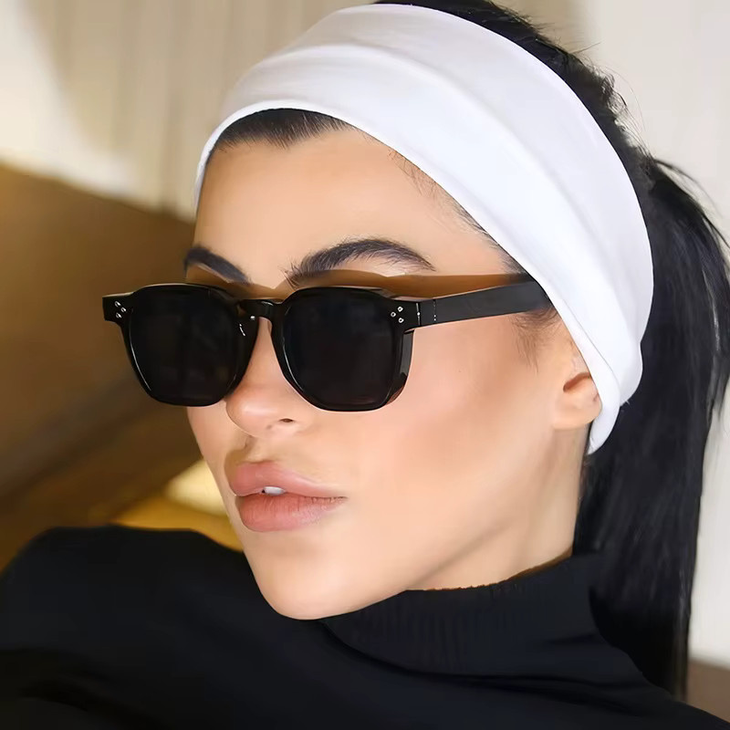 Samjune Sonnenbrille, Vollrand, Kunststoff, Schwarz, Unisex - Bild 2
