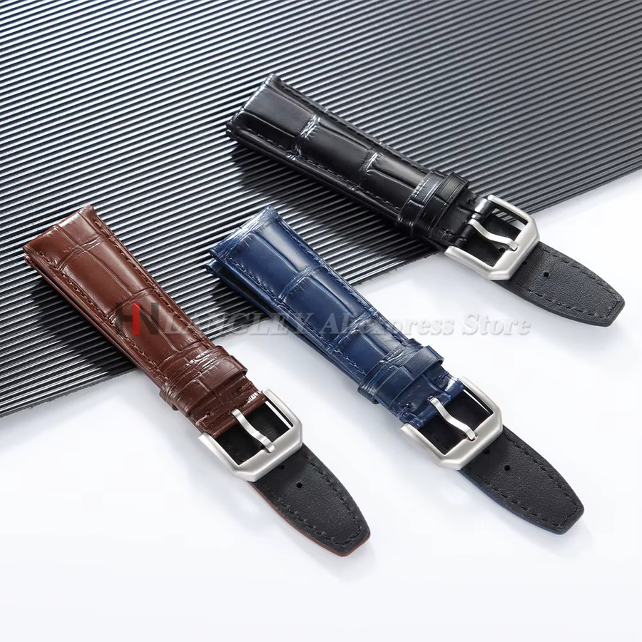Uhrenarmband Kalbsleder, braun, Unisex - Bild 2