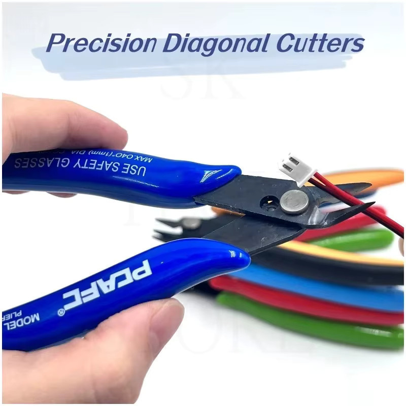 SiKO Präzisions-Diagonalzange mit Silikongriff und Zangenschneider für 3D-Drucker und Kabelabisolierung - Bild 2