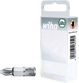 Wiha Bit Set Standard 10-teilig Pozidriv PZ1 25 mm in Box silber - Bild 1