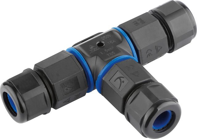 GROW by OBI Wasserdichter Stecker IP68 in Schwarz 3 x 0,75-1,5 mm² - Bild 1