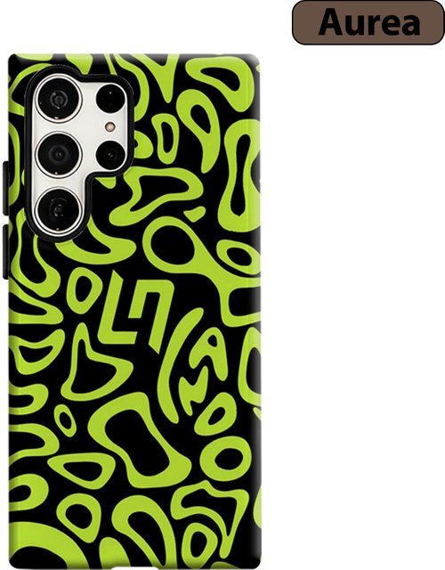 Stoßfeste Neon-Tinten-Handyhülle für Samsung Galaxy S25 Ultra, S24, S23 Ultra und S23 Plus in robuster Doppelschicht-Bauweise - Bild 1