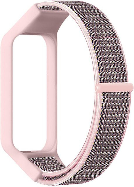 MY-CASE Uhrenarmband Nylon Loop, Rosa, Unisex - Bild 1