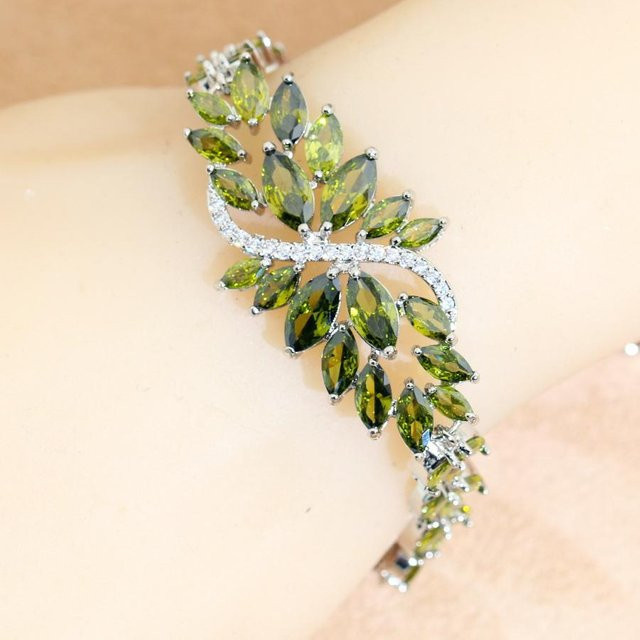 Armband, Mehrfarbiger Stein, Damen - Bild 1